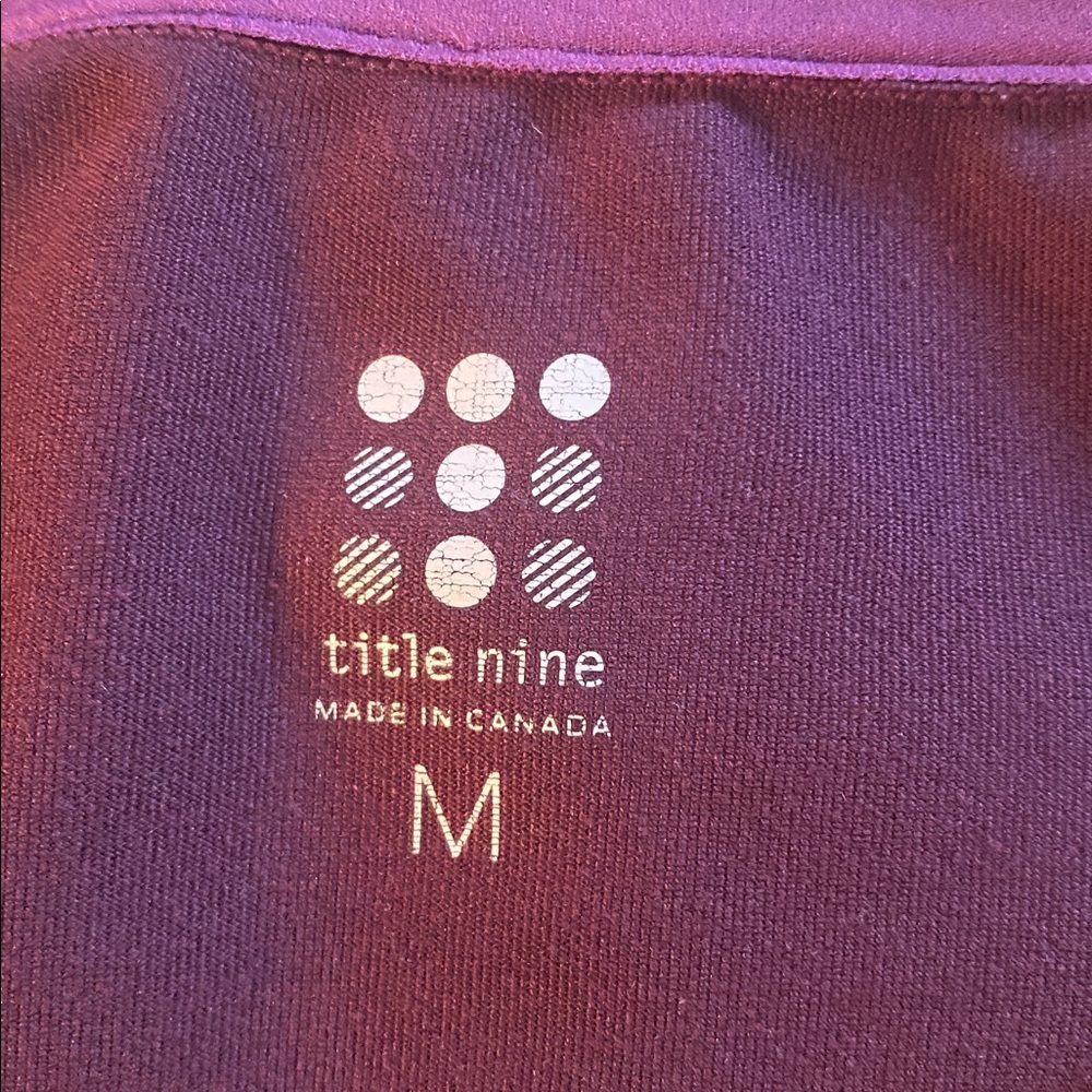Title nine grape colored athletic dress with pocket super soft - Picture 6 of 9